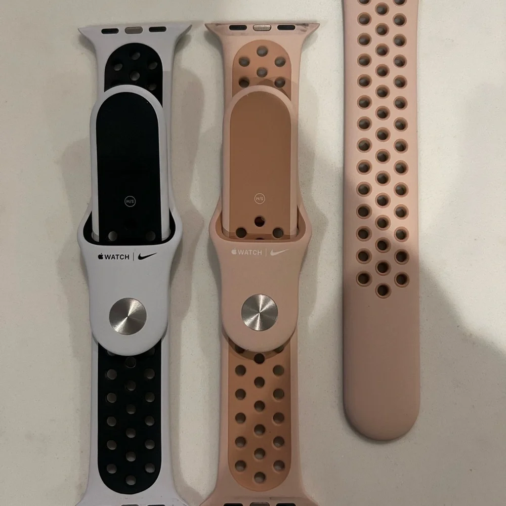 Colorful Silicone Apple Watch Bands Set